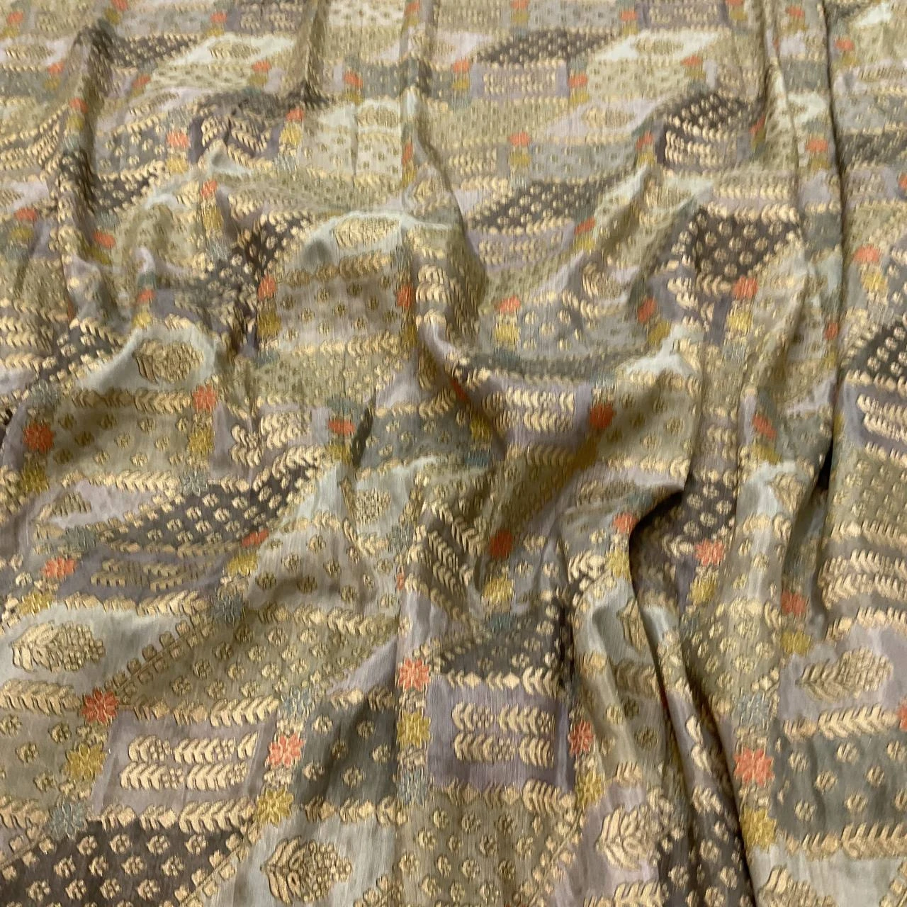 Russian-Silk Jacquard Fabric
