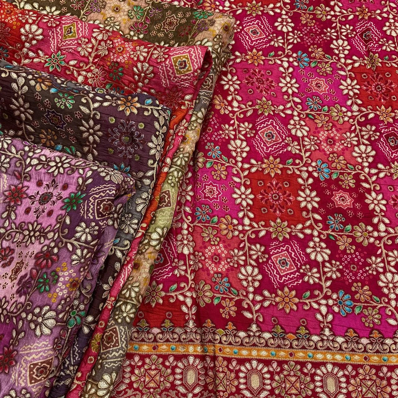 Printed Saree Fabrics