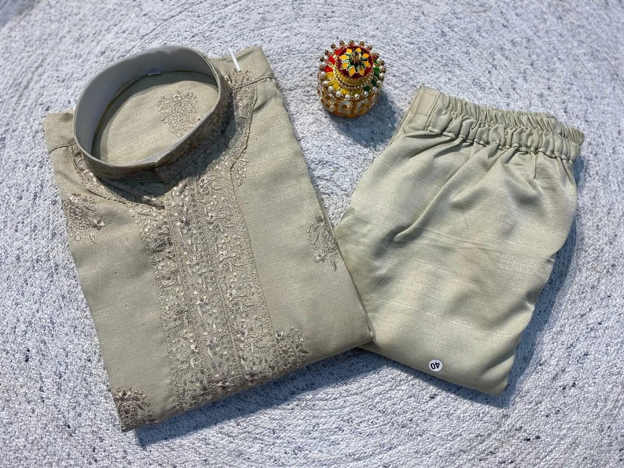 KURTA PAYJAMA FABRIC:-REYON SOFT HEAVY SILK