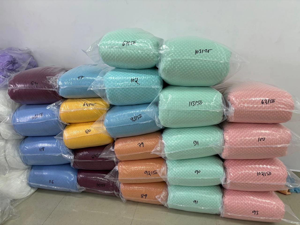 Poly Gorjeet Butta Fabric