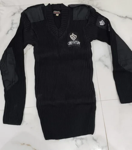 Black Security Guard Sweaters.